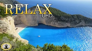 UHD Relax Music • (FLYING 8K UHD) Beautiful Nature Scenery to Relaxing Music | VIDEO ULTRA HD