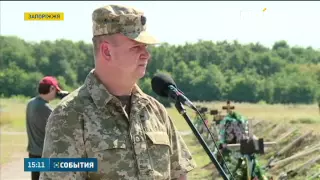 57 невідомих українських солдатів поховали сьогодні в Запоріжжі