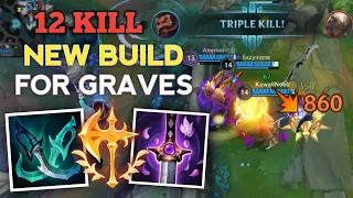 This Graves build is surprisingly good in late game....1 hit Jinx?! | Build and runes