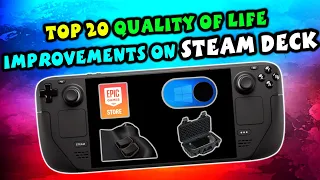 Top 20 Easy Quality Of Life Mods For Steam Deck Owners To Improve Their Gaming Experience!