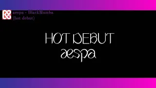 aespa - Black Mamba (hot debut) |Mnet All About Kpop