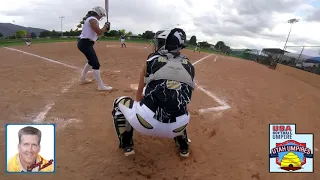 Batter Interference - Catcher's Throw Off The Bat