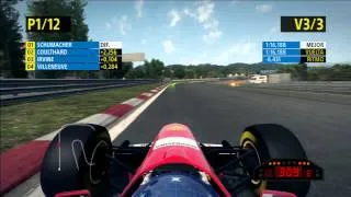 F1 2013 PS3 | Classic edition | Michael Schumacher carrera en Estoril