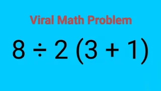 Many got this viral math problem wrong!