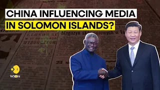 What made local media in Solomon Islands to pledge loyalty to China? | WION Originals