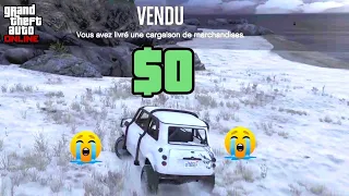 GTA Online - ⚠ BUG ⚠ Une vente qui ne rapporte pas un centime !?? 😭