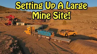 Setting Up A Large Mining Operation In Nevada!
