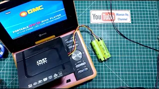 Merakit Baterai 2S Mini DVD Player Portable GMC