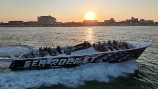 Sea Rocket Sunset Cruise off the coast of Ocean City, Maryland