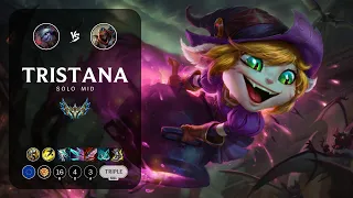 Tristana Mid vs Zed - EUW Challenger Patch 13.5