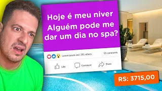 PESSOAS FOLGADAS PEDINDO COISAS NA INTERNET