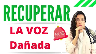 ✅ Como recuperar la voz dañada. REMEDIOS CASEROS y ejercicios para LIMPIAR la VOZ. Natalia Bliss