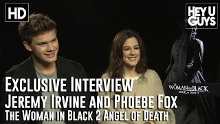 Jeremy Irvine and Phoebe Fox Interview - The Woman in Black 2 Angel of Death