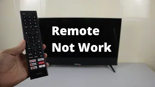 Hisense TV Remote Not Working | How to Check