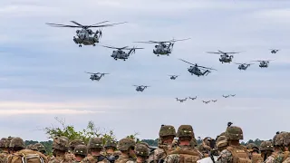 US Navy Sikorsky MH-53E Sea Dragon Preflight - Start Up Takeoff from Tri-Cities Airport - 12 Sep 23