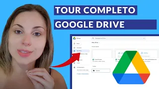 Tour pelo Google Drive - Como criar pastas, arquivos e compartilhar