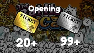 Opening tickets that i have saved up till now