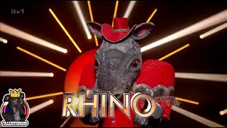 The Masked Singer 2023 Rhino Full Performance Semi Final S4E07