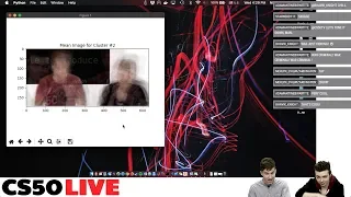 K-MEANS CLASSIFIER IN PYTHON! - CS50 Live, Ep. 53