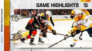 Predators @ Ducks 3/12 | NHL Highlights 2023