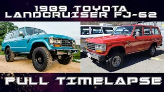 1989 Toyota Landcruiser FJ62 Restoration Timelapse