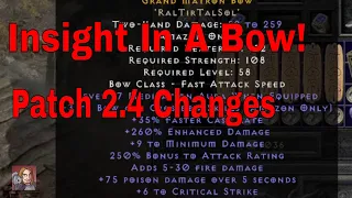 D2R New 2.4 Runewords!! - Insight In A BOW! (Ral Tir Tal Sol) Download & Try It!