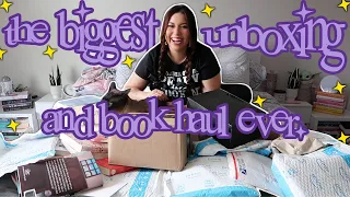 opening book mail together (huge unboxing & haul)