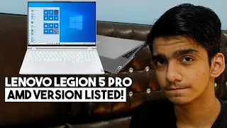 Lenovo Legion 5 Pro - AMD Ryzen 5 and Ryzen 7 | Listed! | Tech IN