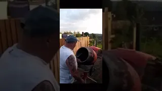 Drunk English construction workers