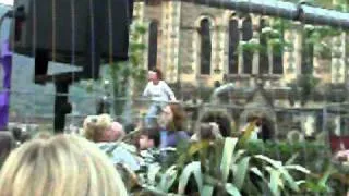 The Passion - Michael Sheen - Day 1 Town Centre - The Announcement - Protester  is shot