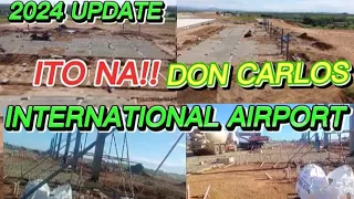 PART5 UPDATE BUKIDNON INTERNATIONAL AIRPORT DON CARLOS GRABE MAY BAGO NA!!!! #gladsyuntingvlog7950