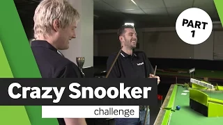 Mark Selby and Neil Robertson take on the Crazy Snooker challenge (Part 1)