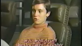 Wil Wheaton Star Trek The Next Generation Pre Air Interview