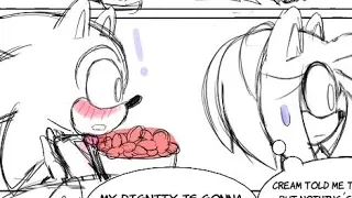 Amy's Surprise Valentine! | A SonAmy Comic (Dub) | By: Paipiepastel