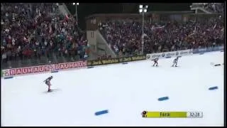 Awesome finish with Martin Fourcade and Emil Hegle Svendsen - Nove Mesto 2013