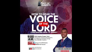 HEARING THE VOICE OF THE LORD CONCERNING MARRIAGE || REV GIDEON ODOMA || RCN IBADAN