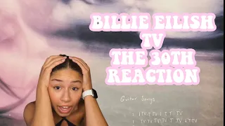 BILLIE EILISH GUITAR SONGS: TV AND THE 30TH REACTION!!