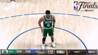 NBA 2K22 Ultra Modded finals LIVE! | Celtics vs Warriors | Full GAME 1 Highlights