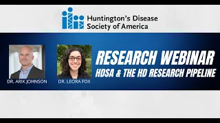 RESEARCH WEBINAR: HDSA & the HD Research Pipeline