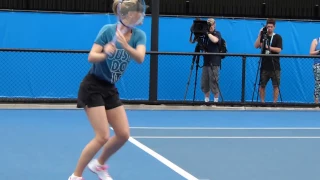 Maria Sharapova Australian Open 2016 Practice session FHD