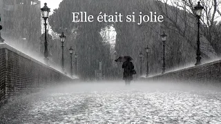 Elle était si jolie  -  Alain Barrière  (Paroles)   4K