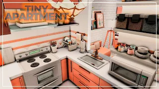 Крошечная съёмная квартира 🧡| Симс 4: Строительство | Tiny Apartment | The Sims 4: Speed Build