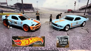 Unboxing Hot Wheels Car Culture Gulf Team Ford Mustang Twin Pack
