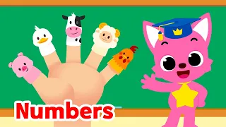 Farm Animals Finger Family! | FUN numbers | 15-Minute Learning with Baby Shark