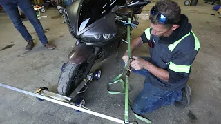 How To Use The Carrier Dolly To Tow A Motorcycle