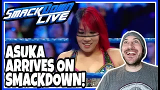 Reaction | ASUKA ARRIVES TO WWE SMACKDOWN LIVE | Superstar Shake-up April 17, 2018