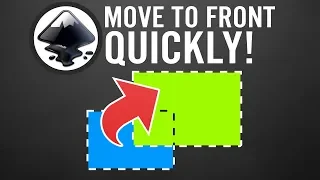 Inkscape: Move Object To Front QUICKLY