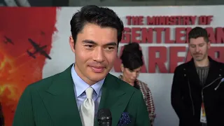 THE MINISTRY OF UNGENTLEMANLY WARFARE: Henry Golding red carpet interview | ScreenSlam