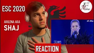 Eurovision 2020 Albania - REACTION [Arilena Ara - Shaj]