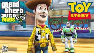 TOY STORY (WOODY & BUZZ LIGHTYEAR IN ANDY'S ROOM!!) GTA 5 MODS